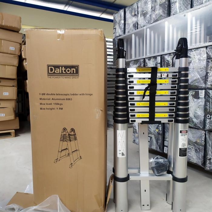 Tangga Double Teleskopik Dalton ML 1007D Telescopic Ladder 9 Meter Bogor