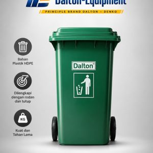 Tempat sampah beroda 120 liter Dalton