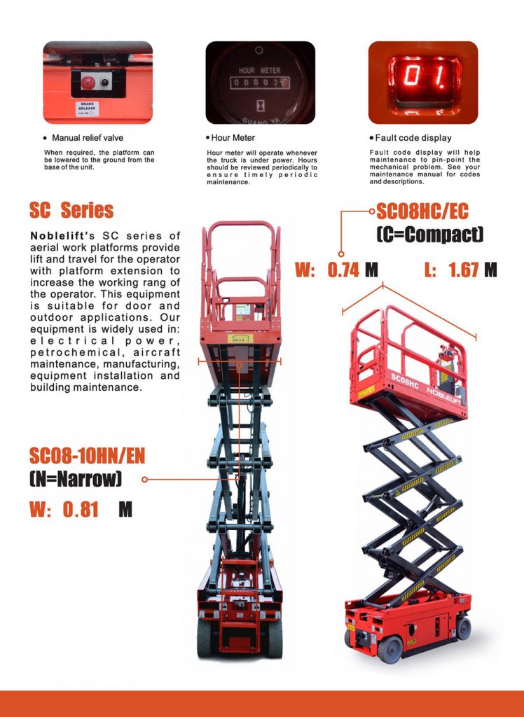 Jual Tangga Electric Scissor Lift 16 Meter