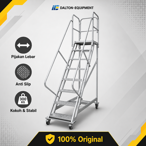 Tangga dorong Rolling Ladders Mobile stairs 2 meter